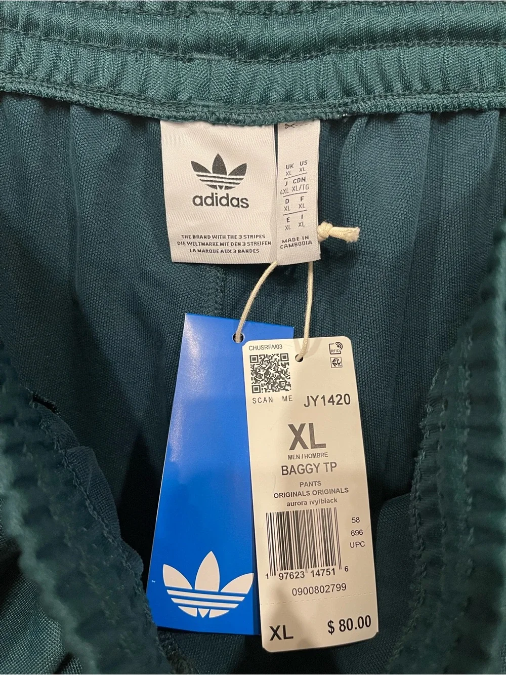 Adidas Originals Adicolor Baggy Firebird Track Pants extra Large New With Tags